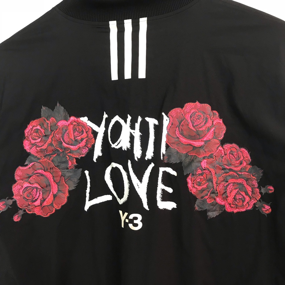 RARE Adidas Y-3 Yohji Yamamoto Embroidered Bomber - Picture 4 of 8